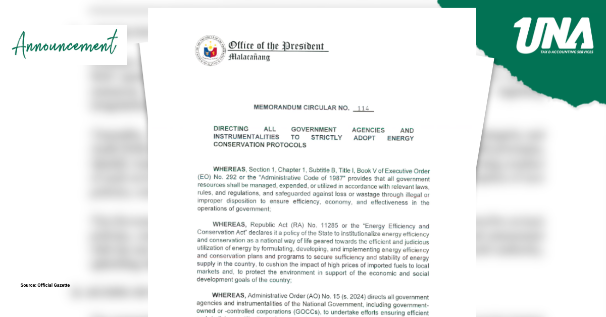 Read more about the article 4-Day Work Arrangement for Government Agencies Under Memorandum Circular No. 114