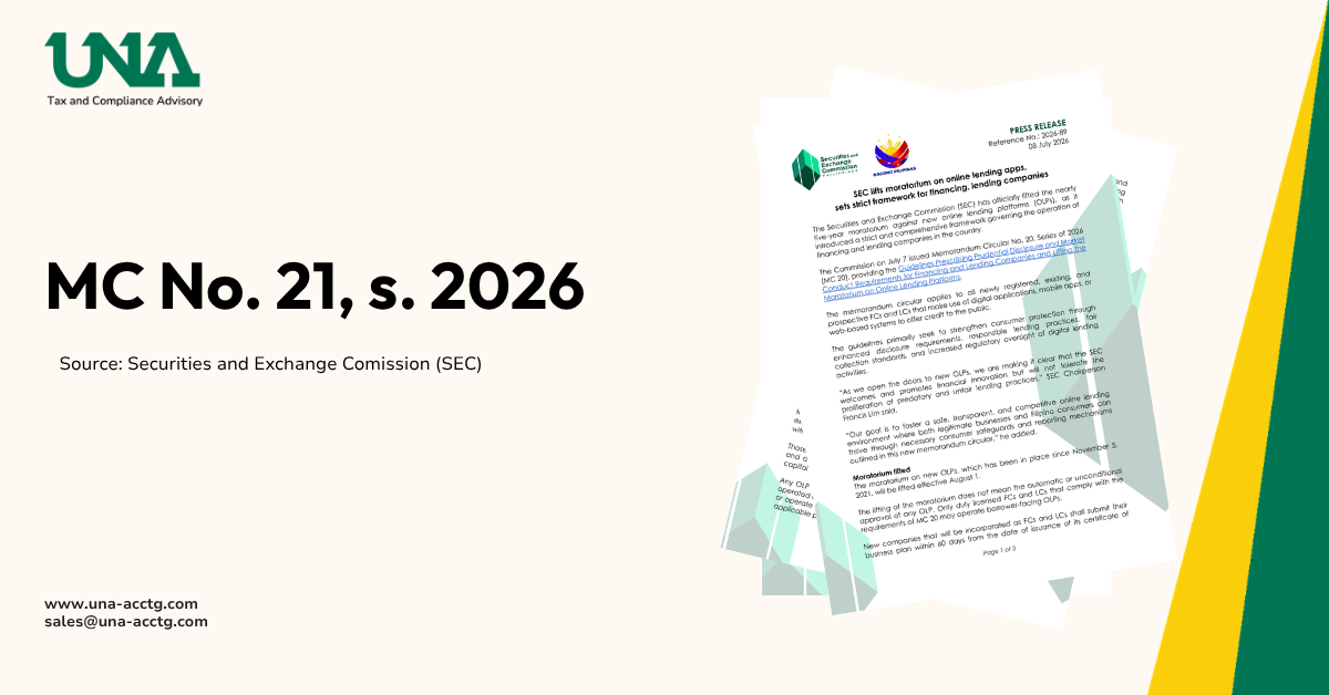 Read more about the article SEC Lifts Online Lending Moratorium: 2026 Rules